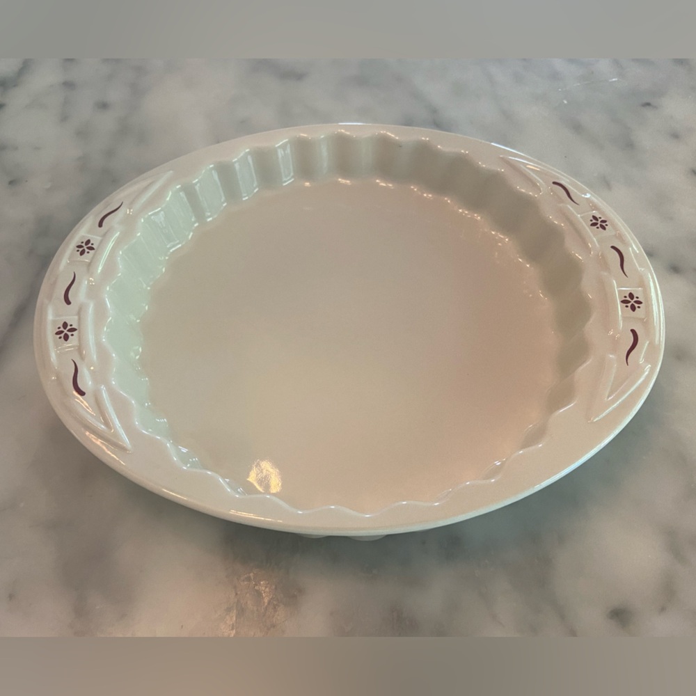 Longaberger Pottery Woven Traditions Baking Dish